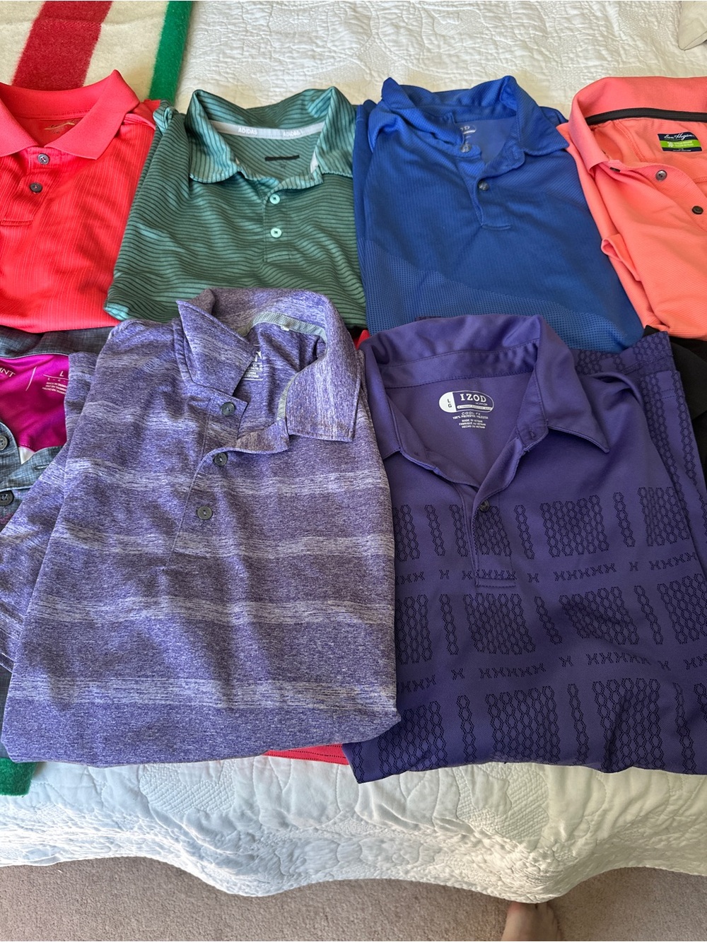 Men's Golf Polo Lot of 12 all size large